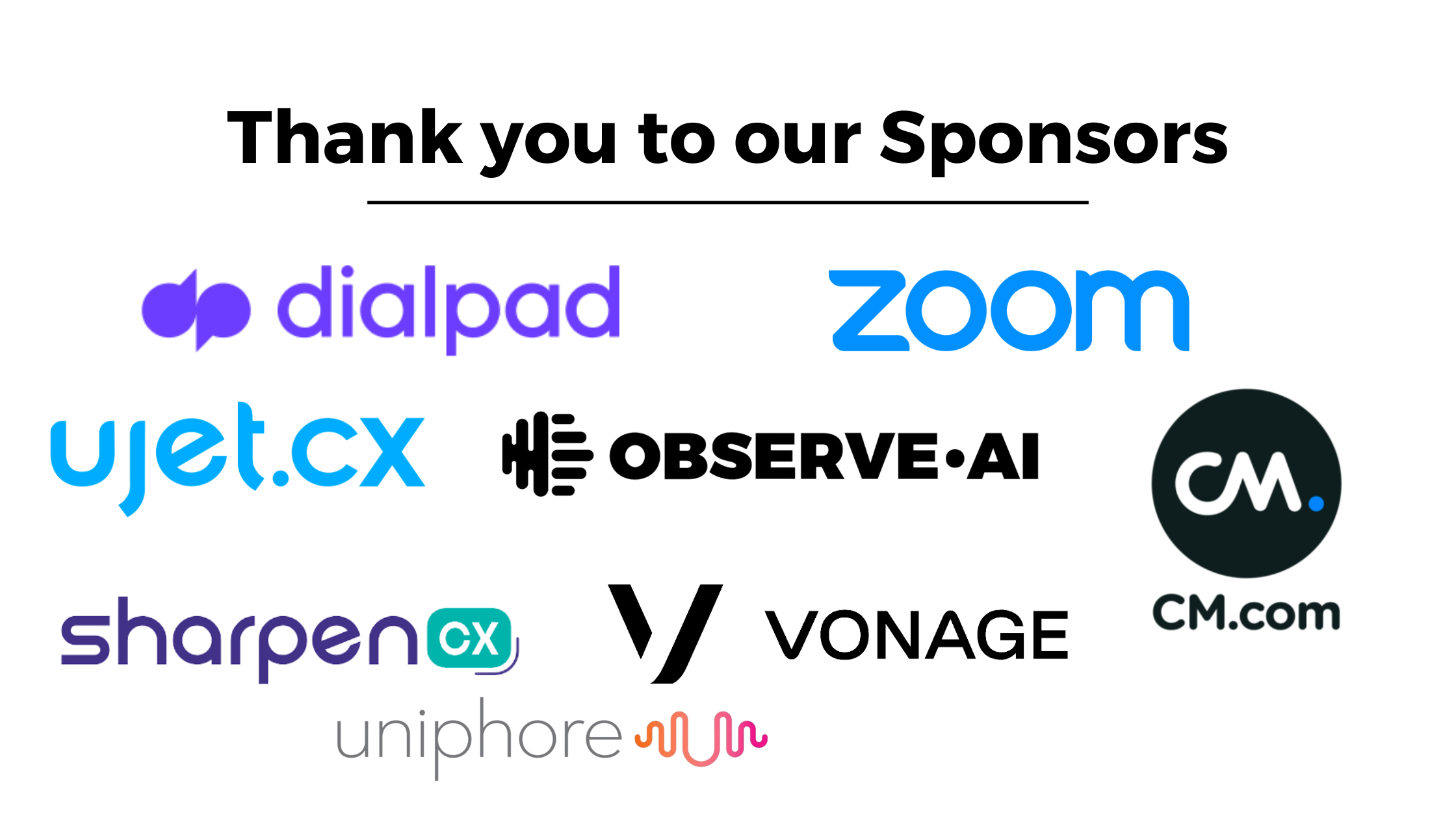 Thank you to our Sponsors (35)