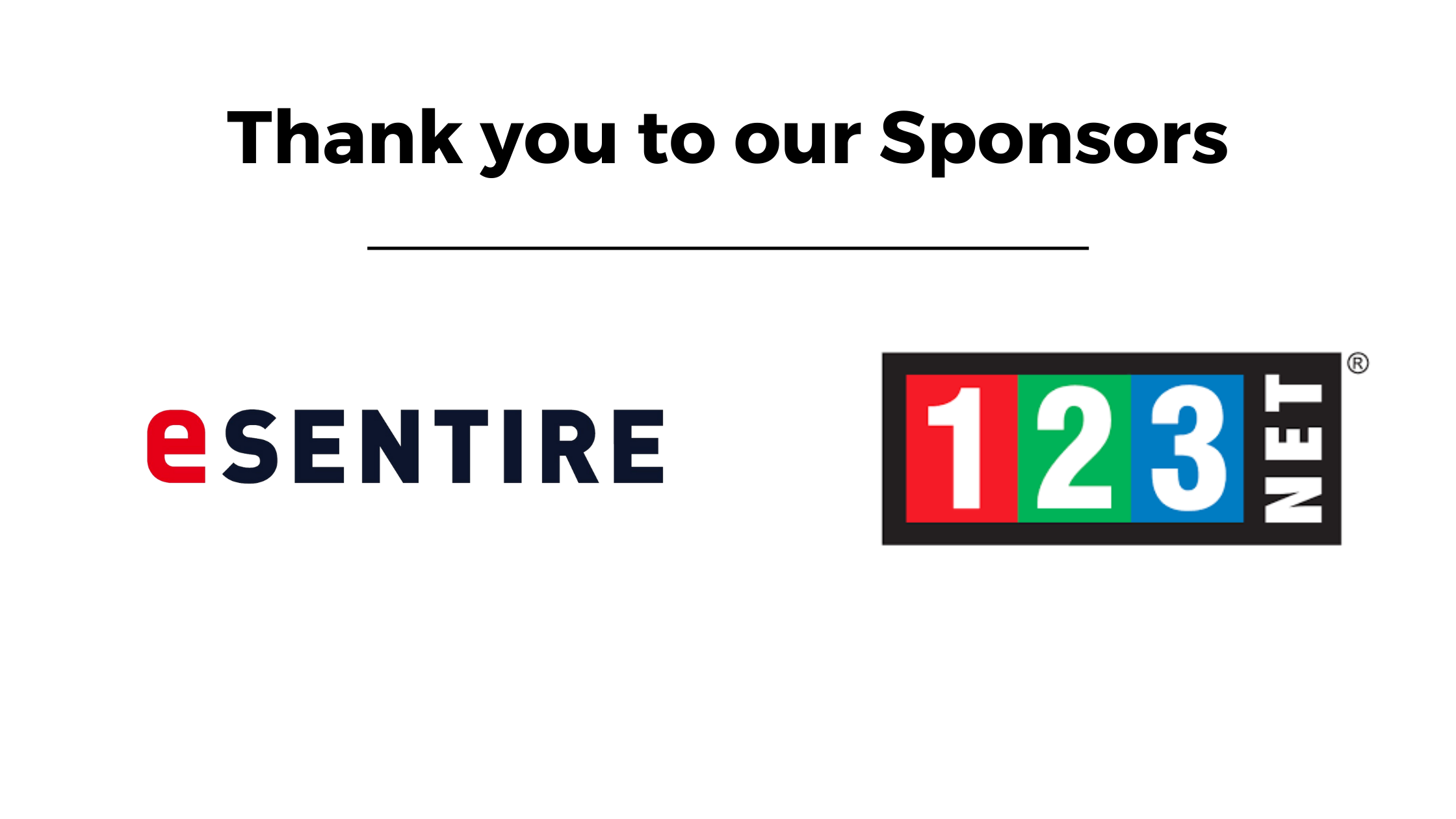 Thank you to our Sponsors (7)